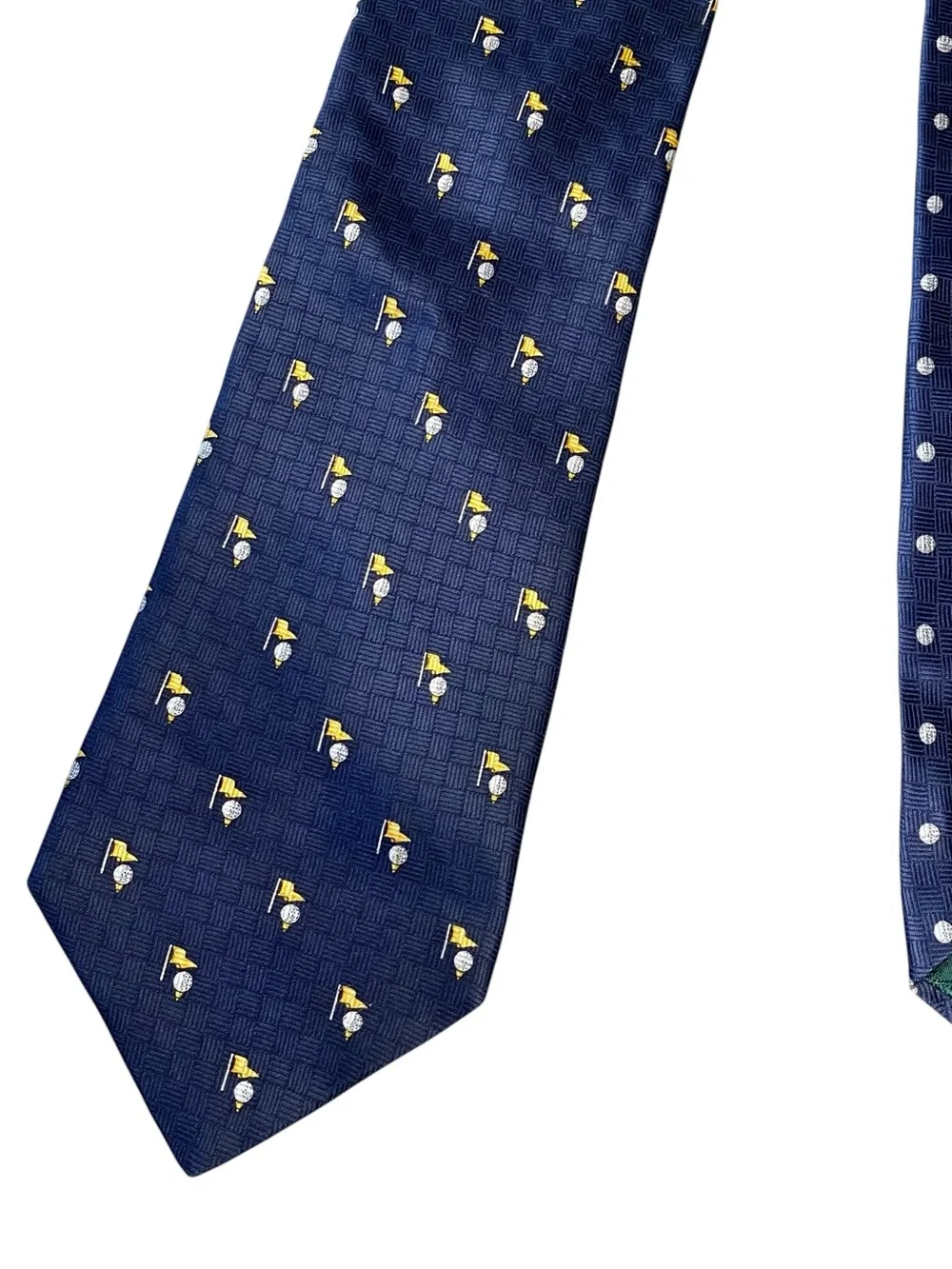 NWT VINTAGE TOMMY HILFIGER 100% Silk Golf Tie